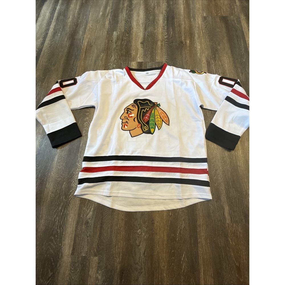 Chicago Blackhawks Xmas Vacation Clark Griswold Replica Jersey Size Small